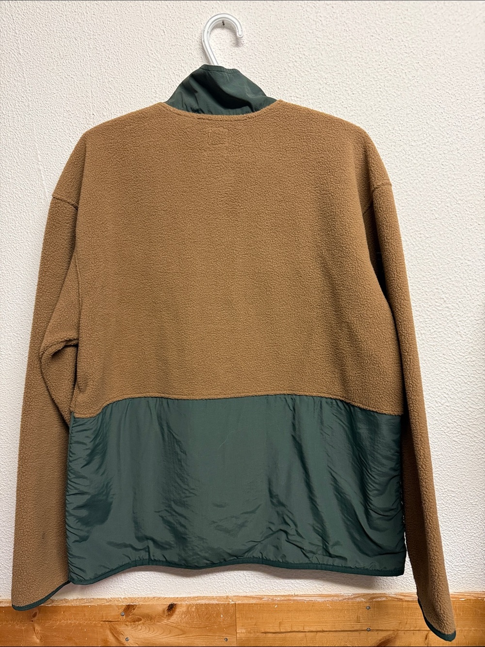 Levi's Brown & Green Half-Zip Fleece Pullover - Picture 7 of 7